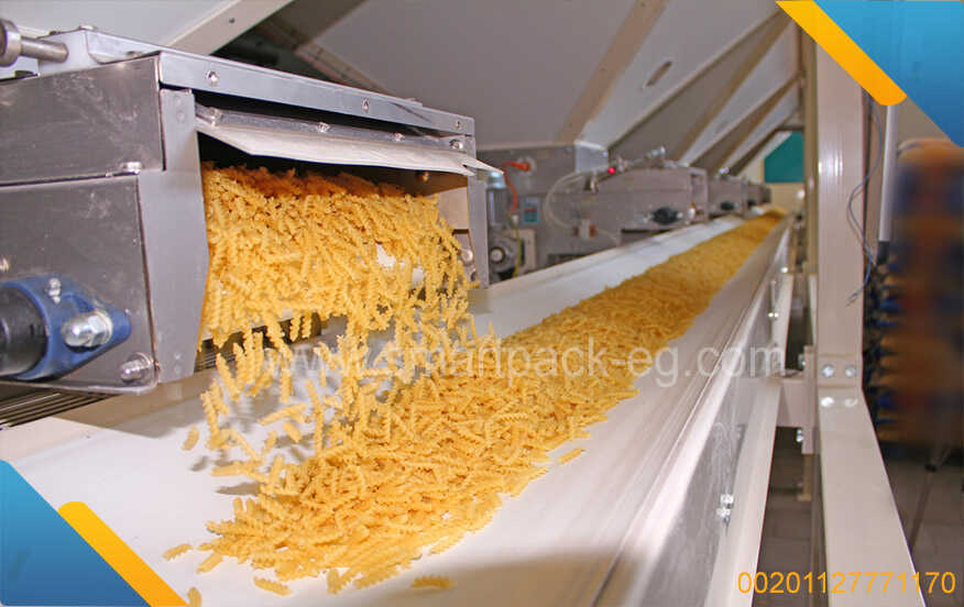 Pasta production and packaging line